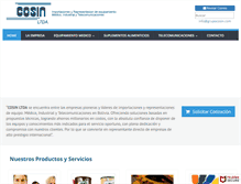 Tablet Screenshot of grupocosin.com